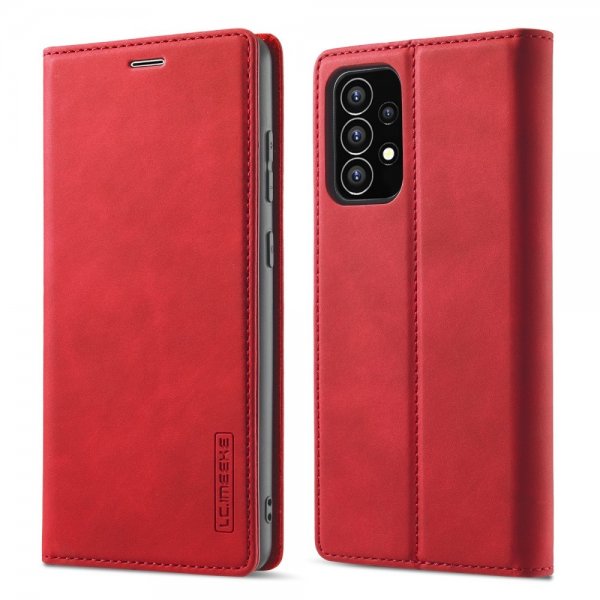 Samsung Galaxy A53 5G Etui med Kortholder Flip Rød
