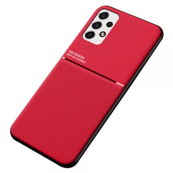 Samsung Galaxy A53 5G Cover med Metalplade Rød