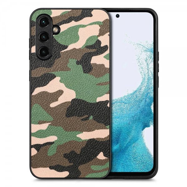 Samsung Galaxy A54 5G Cover Camouflage Grøn