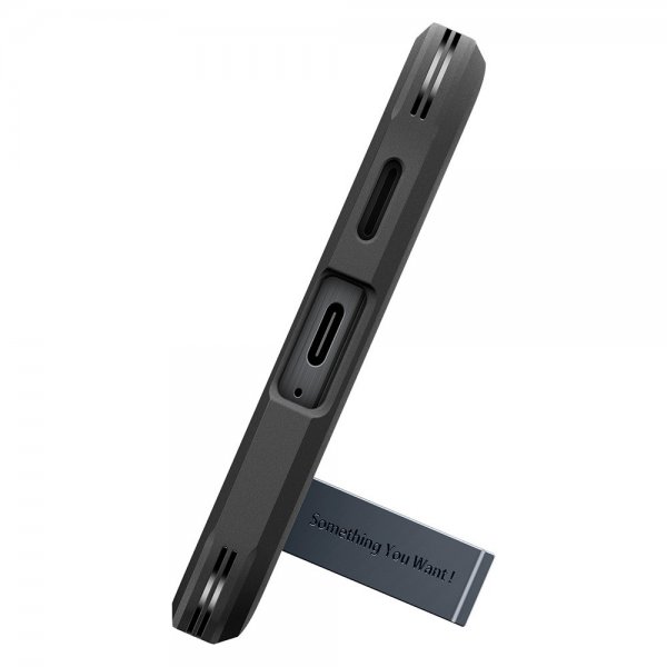 Samsung Galaxy A57 Cover Tough Armor Metal Slate