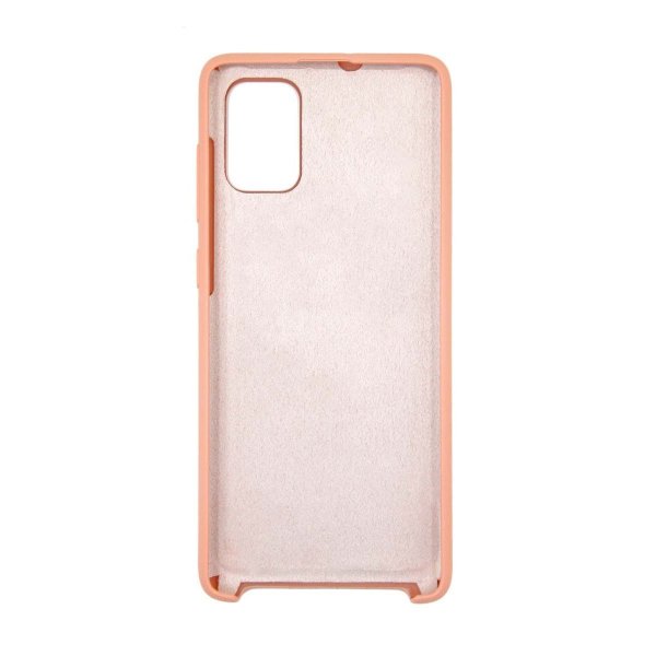 Samsung Galaxy A71 Cover Silikone Lyserød