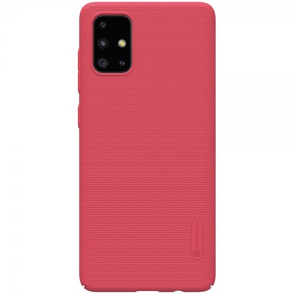 Samsung Galaxy A71 Cover Frosted Shield Rød