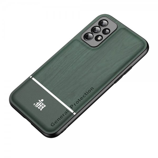 Samsung Galaxy A72 Cover Trætekstur Grøn