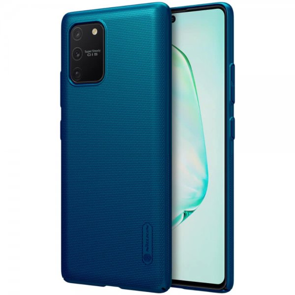 Samsung Galaxy S10 Lite Cover Frosted Shield Blå
