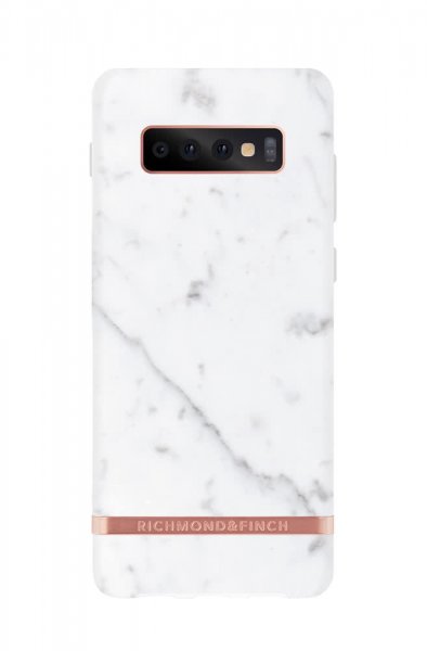 Samsung Galaxy S10 Plus Cover White Marble