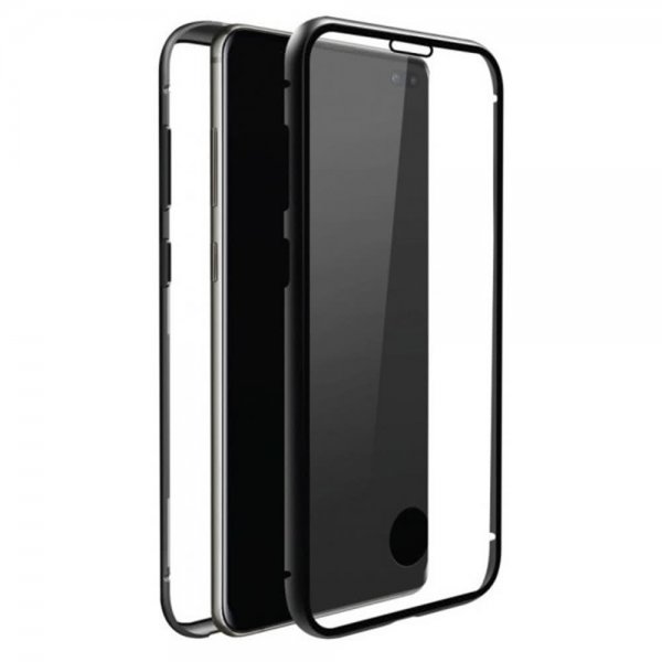 Samsung Galaxy S10 Cover 360° Real Glass Case Sort Transparent