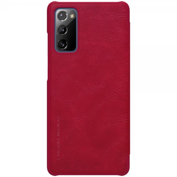 Samsung Galaxy S20 FE Etui Qin Series Rød