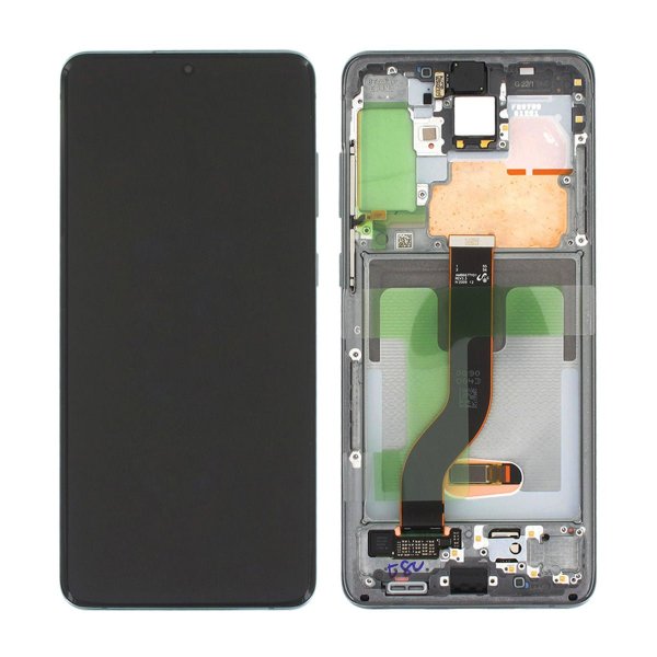 Samsung Galaxy S20 Plus 5G (SM-G985F) Skærm med LCD Display Original - Grå
