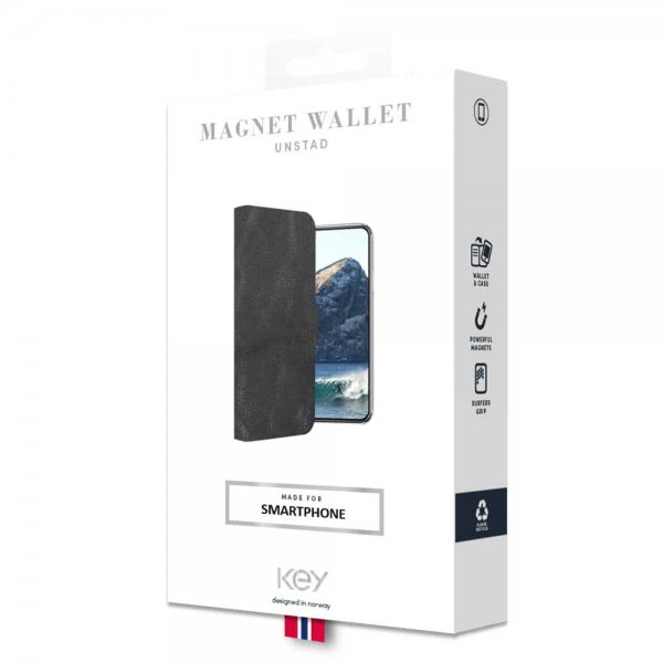 Samsung Galaxy S20 Plus Etui Magnet Wallet Unstad Löstagbart Cover Sort