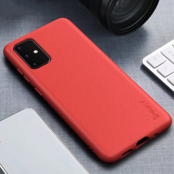 Samsung Galaxy S20 Plus Cover Hvedestrå Rød