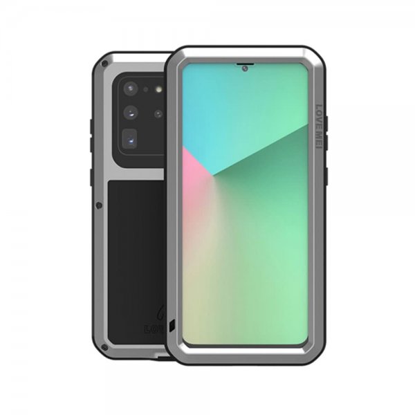 Samsung Galaxy S20 Ultra Cover Powerful Case Sølv