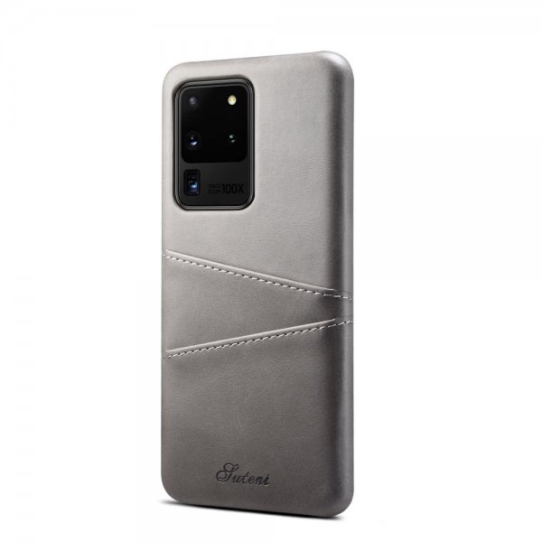 Samsung Galaxy S20 Ultra Cover Kortholder til to kort Grå