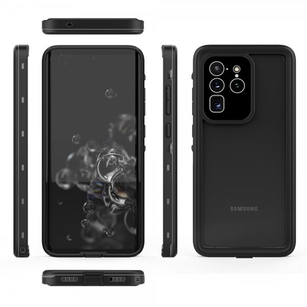 Samsung Galaxy S20 Ultra Cover Vandtæt IP68 Sort
