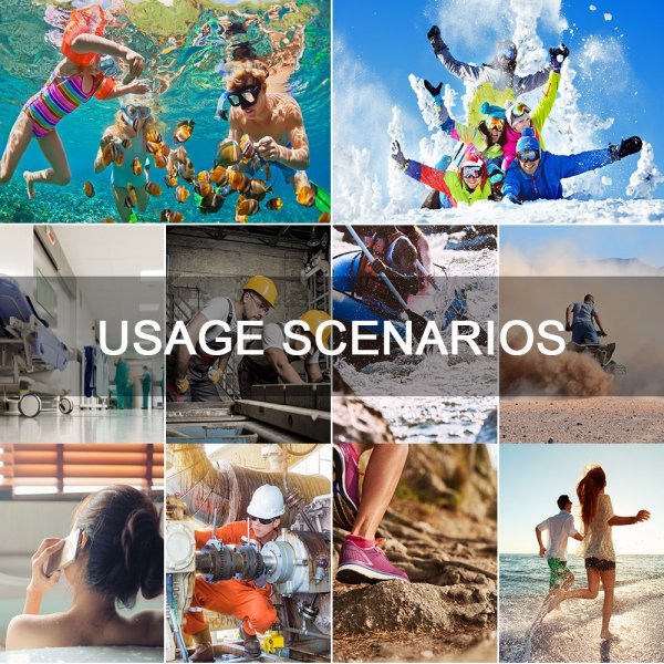 Samsung Galaxy S20 Ultra Cover Vandtæt IP68 Sort