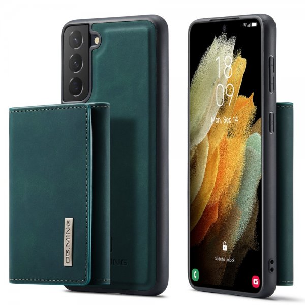 Samsung Galaxy S21 FE Cover M1 Series Aftageligt Kortholder Grøn
