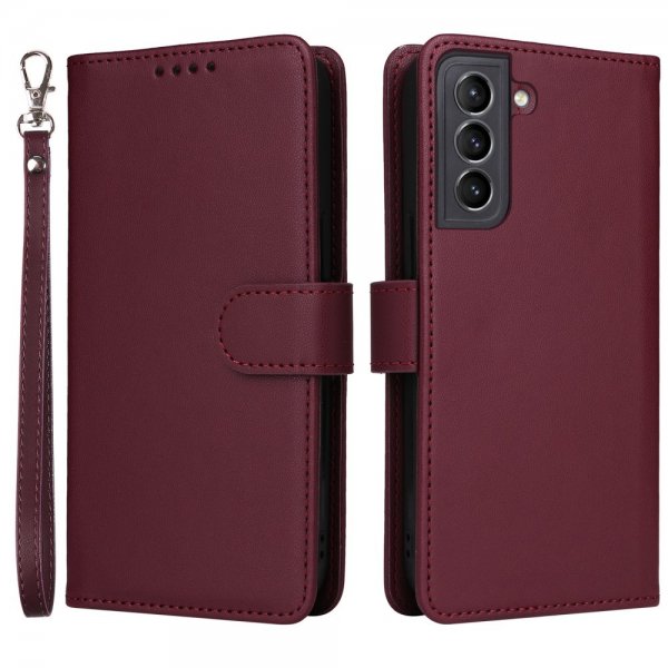 Samsung Galaxy S21 Etui Aftageligt Cover 005 Rød