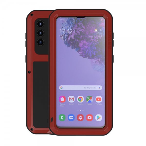 Samsung Galaxy S21 Plus Cover Powerful Case Rød