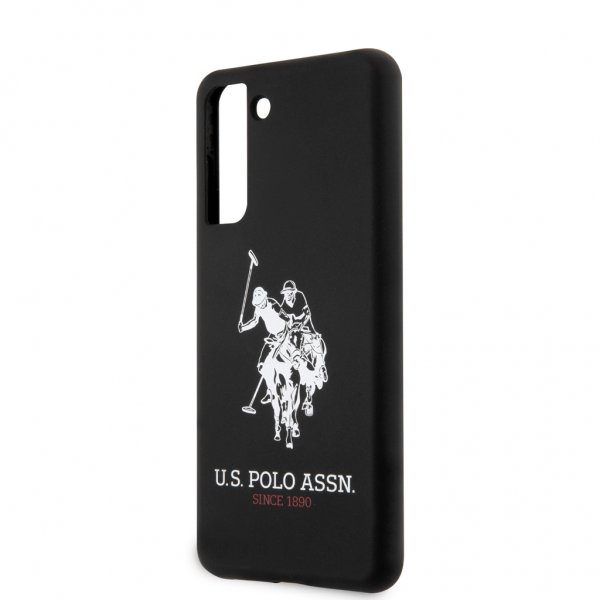 Samsung Galaxy S21 Cover med Logo Sort