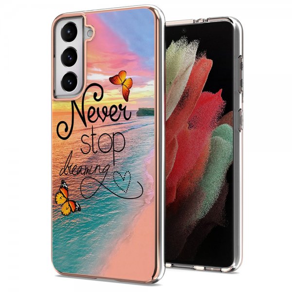 Samsung Galaxy S21 Cover Motiv Never Stop Dreaming