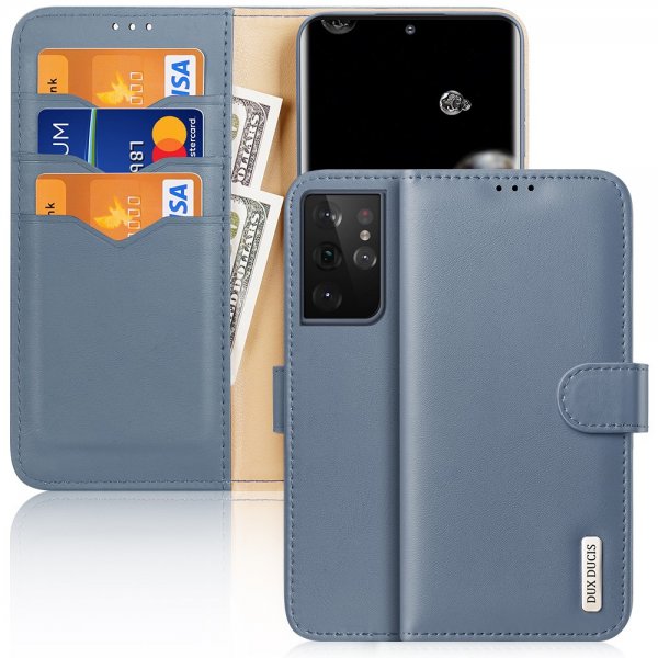 Samsung Galaxy S21 Ultra Etui Hivo Series Blå
