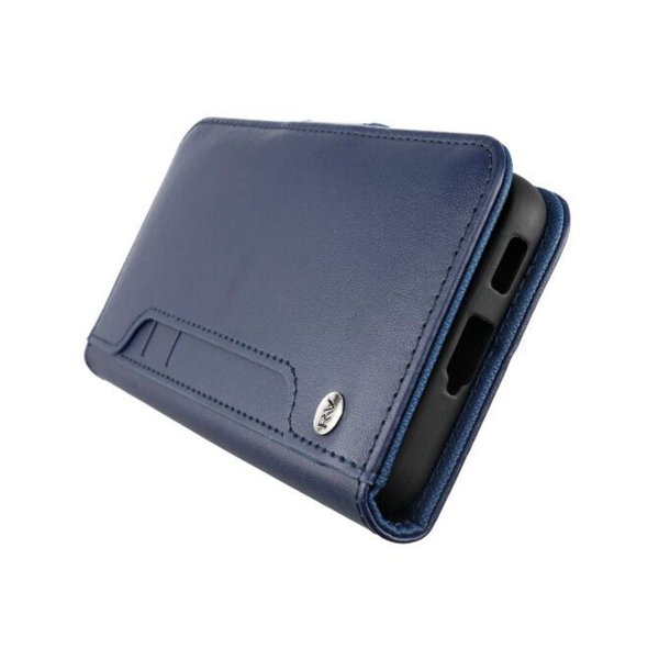 Samsung Galaxy S22 Etui Udfoldelig Kortholder Blå