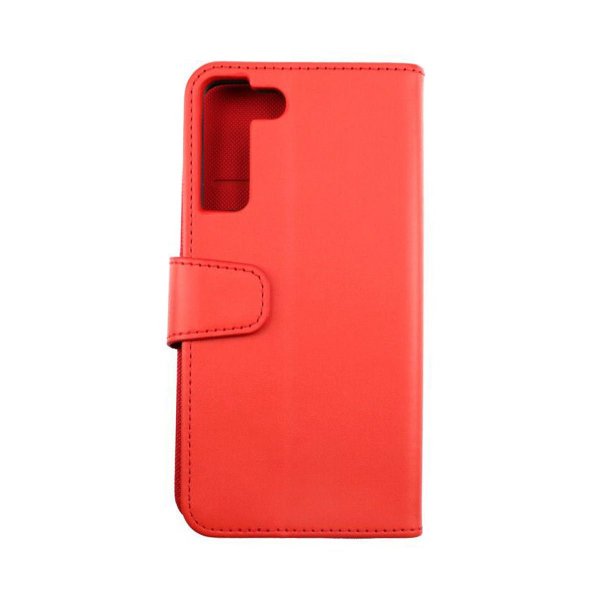 Samsung Galaxy S22 Etui Udfoldelig Kortholder Rød