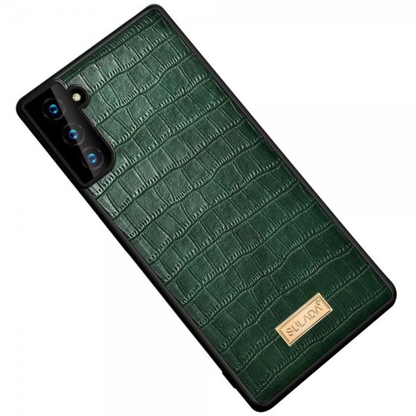 Samsung Galaxy S22 Plus Cover Krokodillemønster Grøn