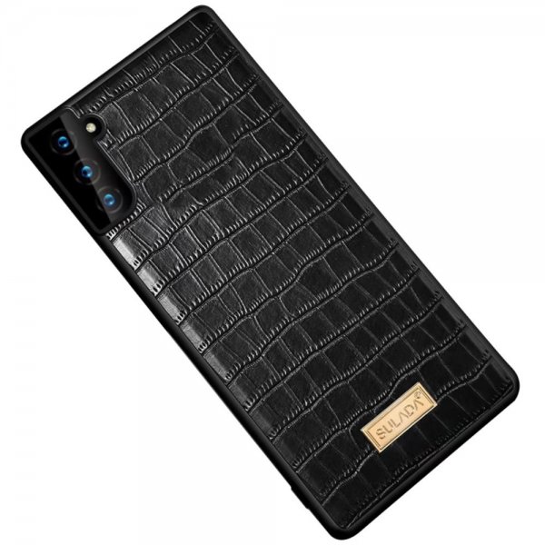 Samsung Galaxy S22 Plus Cover Krokodillemønster Sort