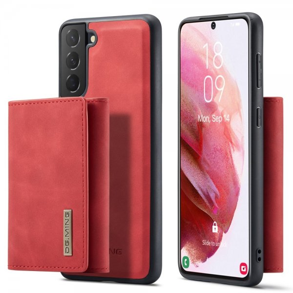 Samsung Galaxy S22 Plus Cover M1 Series Aftageligt Kortholder Rød