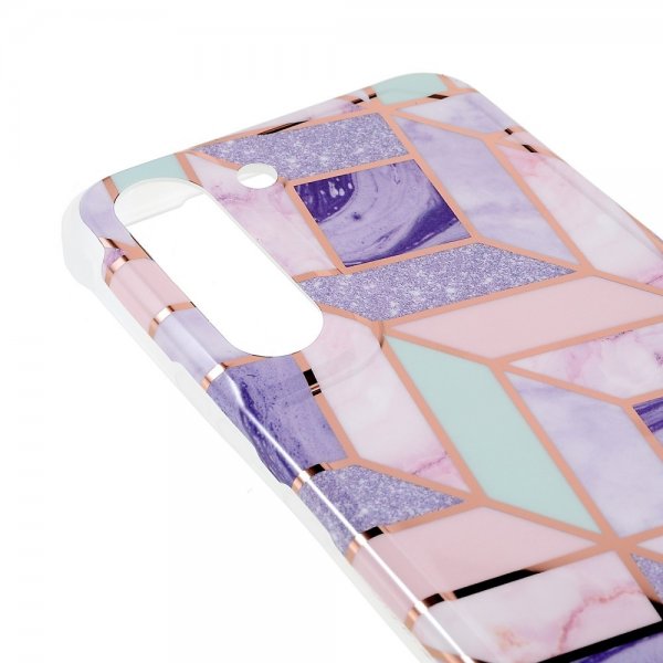 Samsung Galaxy S22 Plus Cover Marmor Lilla