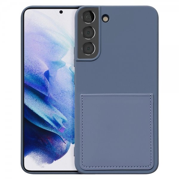Samsung Galaxy S22 Plus Cover Silikone Kortholder Lavendel