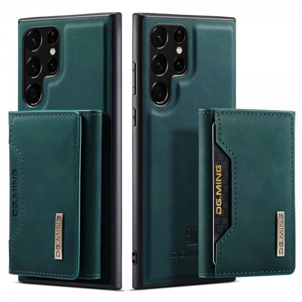 Samsung Galaxy S22 Ultra Cover M2 Series Aftageligt Kortholder Grøn