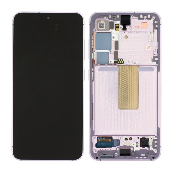 Samsung Galaxy S23 5G (SM-S911) Skærm med LCD Display Original - Lavendel/Lilla