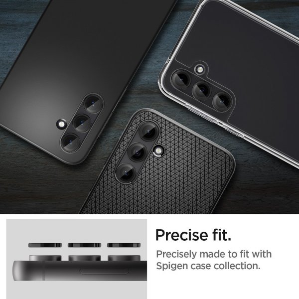 Samsung Galaxy S23 FE Kamerabeskytter Glas.tR EZ Fit Optik Pro 2-pak Sort