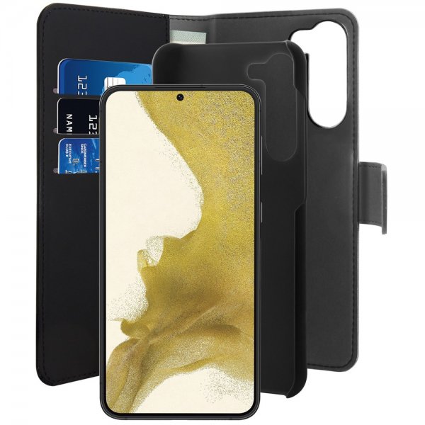 Samsung Galaxy S23 Plus Etui Wallet Detachable 2 in 1 Sort