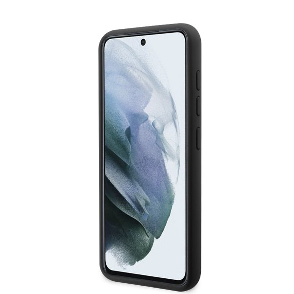 Samsung Galaxy S23 Plus Cover Liquid Silicone Metal Logo Sort