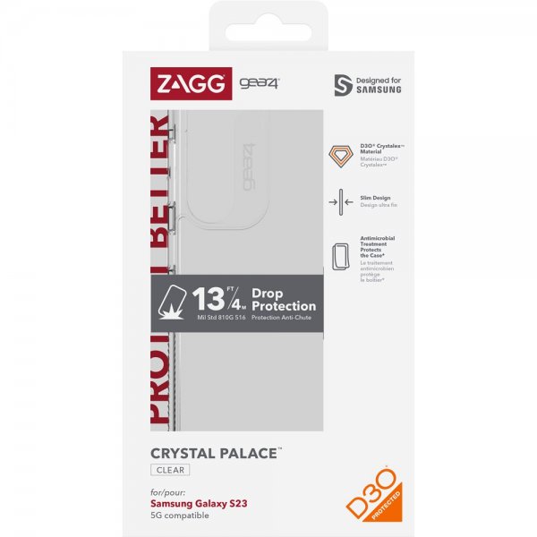 Samsung Galaxy S23 Cover Crystal Palace Transparent