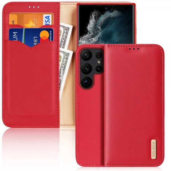 Samsung Galaxy S23 Ultra Etui Hivo Series Rød