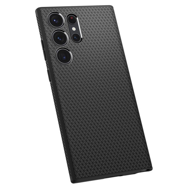 Samsung Galaxy S23 Ultra Cover Liquid Air Matte Black