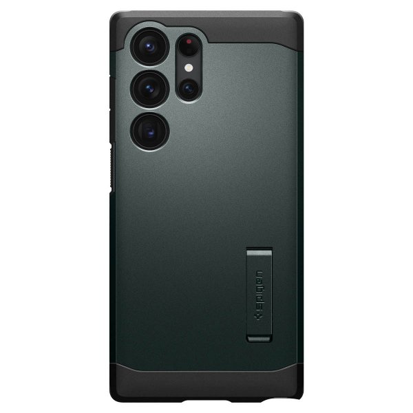 Samsung Galaxy S23 Ultra Cover Tough Armor Abyss Green