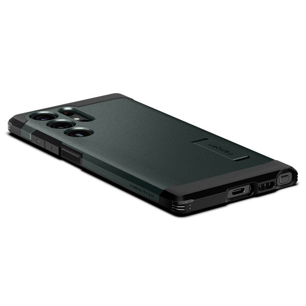 Samsung Galaxy S23 Ultra Cover Tough Armor Abyss Green