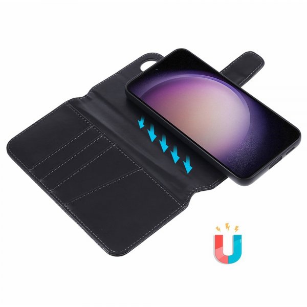 Samsung Galaxy S24 Plus Etui MagLeather Raven Black