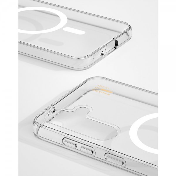 Samsung Galaxy S24 Plus/Galaxy S25 Plus Cover Clear Case MagSafe Transparent