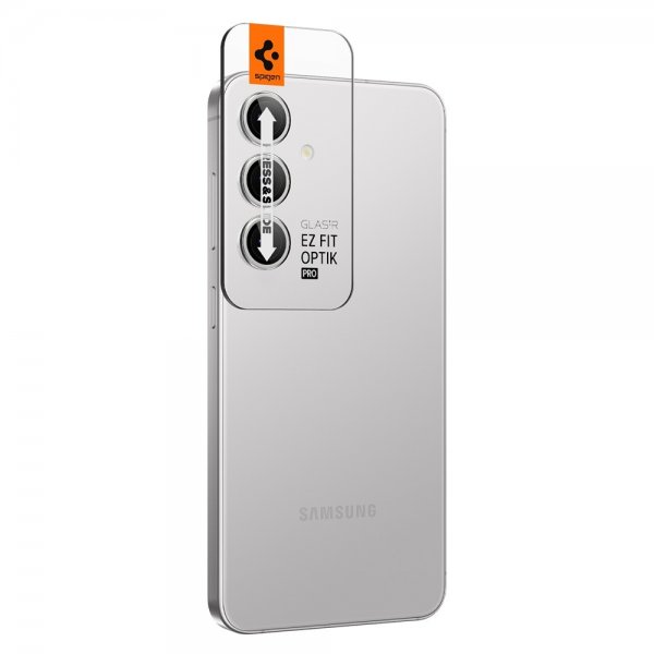 Samsung Galaxy S24 Plus Kamerabeskytter GLAS.tR EZ Fit Optik Pro 2-pak Grå