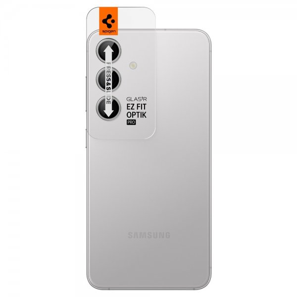 Samsung Galaxy S24 Plus Kamerabeskytter GLAS.tR EZ Fit Optik Pro 2-pak Grå