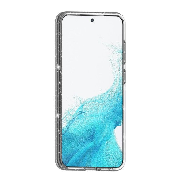 Samsung Galaxy S24 Plus Cover Glitter MagSafe Sort