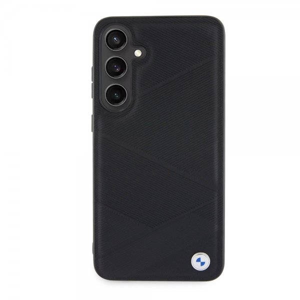 Samsung Galaxy S24 Plus Genuine Leather Textured Sort