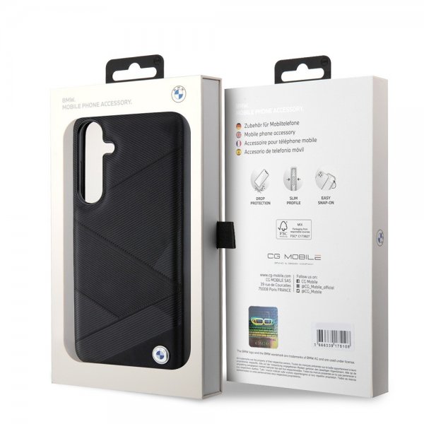 Samsung Galaxy S24 Plus Genuine Leather Textured Sort