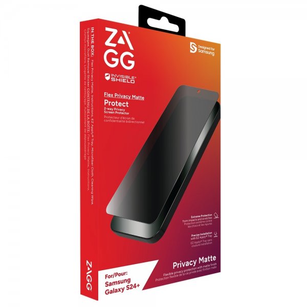 Samsung Galaxy S24 Plus Skærmbeskytter Flex Privacy Matte