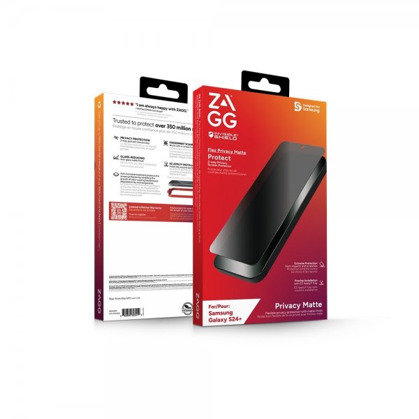 Samsung Galaxy S24 Plus Skærmbeskytter Flex Privacy Matte